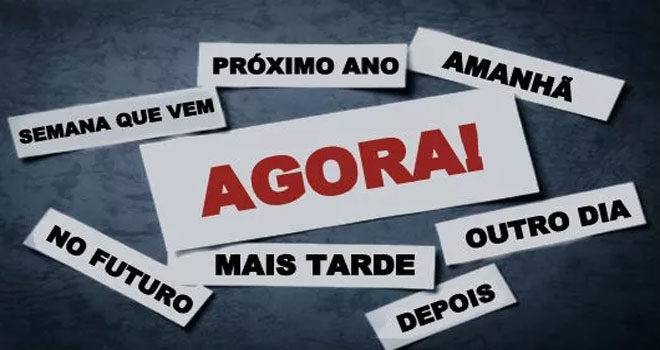 Procrastinação é um dos ladrões de tempo