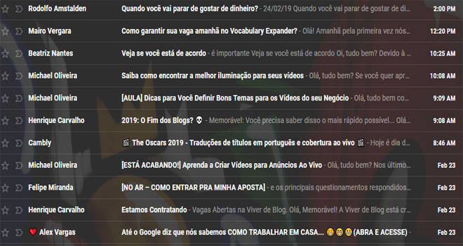 E-mail marketing no marketing digital