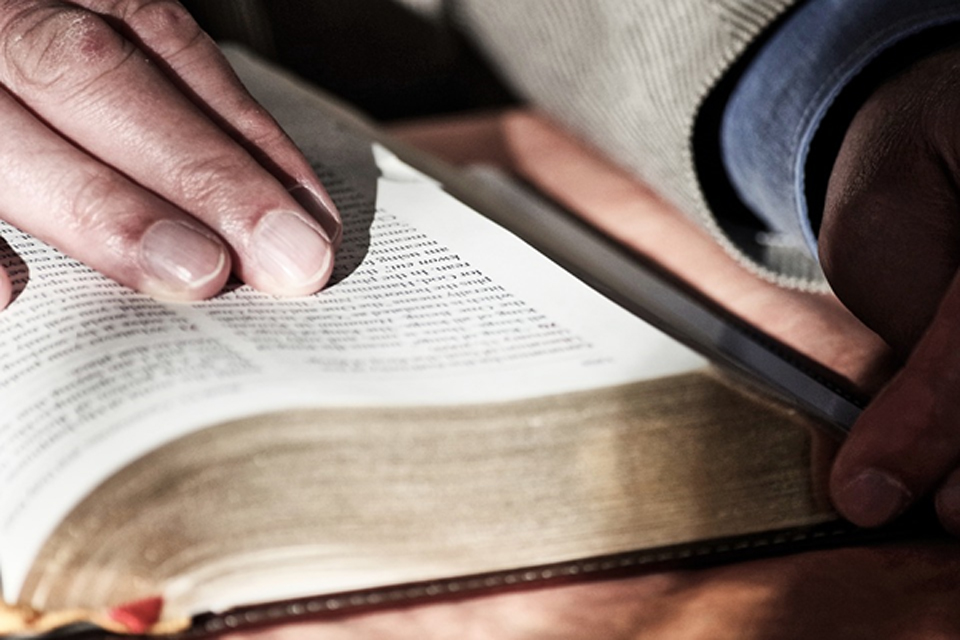 Homem com o hábito da leitura